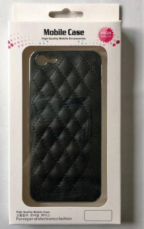 A-CASE for iPhoneSE、5S、５用-黒レザーケース(新品）_1