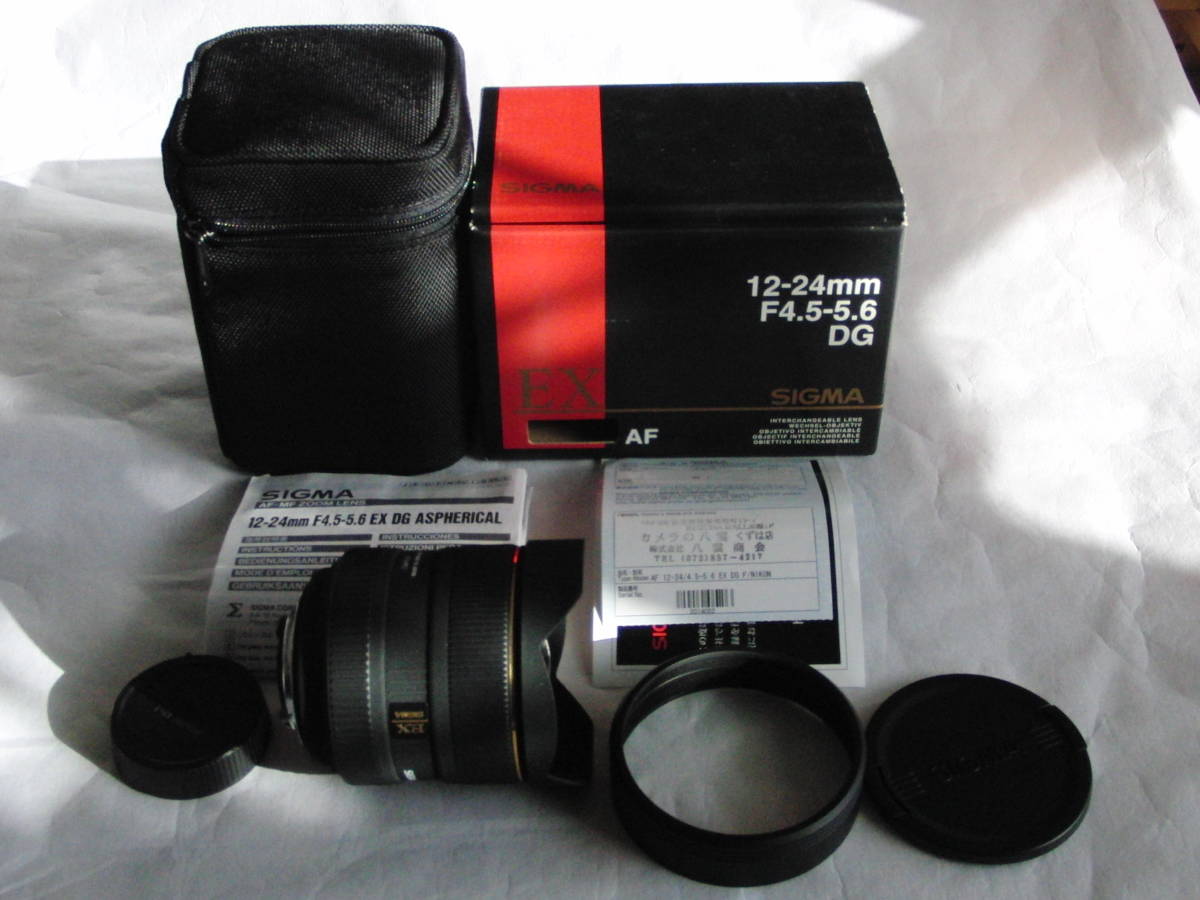 【品質保証，SALE】 SIGMA AF-MF ZOOM LENS 12-24mm F4.5-5.6 EX DG ASPHERICAL nikonマウント(ニコン)｜売買されたオークション情報、yahooの商品情報をアーカイブ公開 - オークファン ニコン
