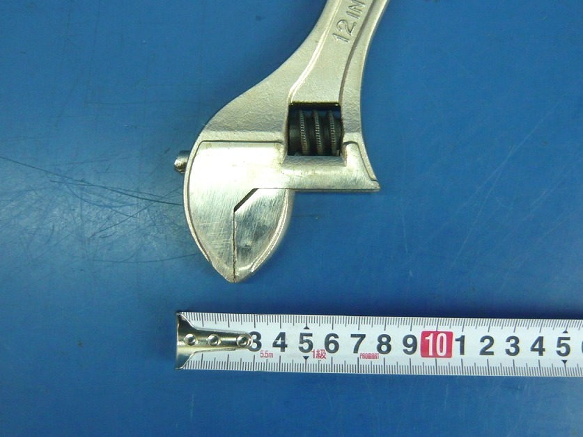 【米軍放出品】ARMSTRONG モンキーレンチ モンキースパナ 300mm ☆DJ18Y-M_4