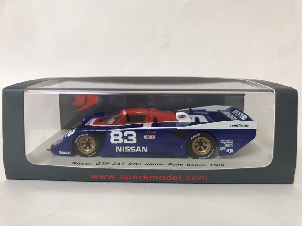最安値 1/43 日産 GTP ZXT 1988 パ－ムビ－チウイナー #83(レーシングカー)｜売買されたオークション情報、yahooの商品情報をアーカイブ公開 - オークファン レーシングカー