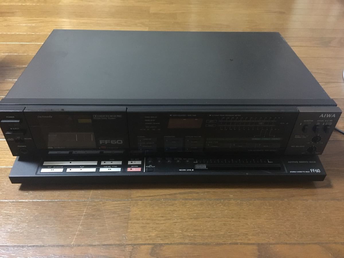 AIWA アイワ 3ヘッド ステレオ カセットデッキ AD-FF60 AIWA 3ヘッド