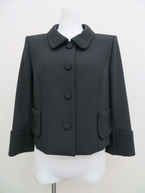 フォクシー ブティック FOXEY BOUTIQUE ジャケット 40 ブラック FOXEY 
