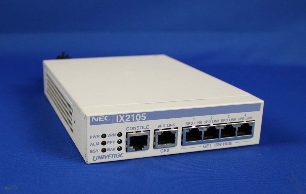 UNIVERGE NEC VPN対応高速アクセスルータ 初期化済み | 初期化済 IX