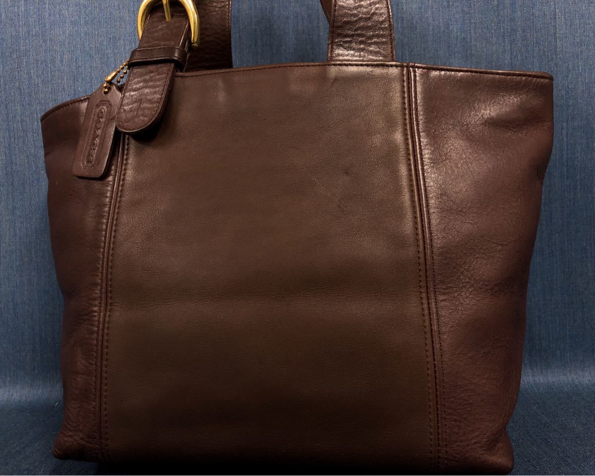 オールドコーチ トートバッグ COACH レザー 美品 コーチ ハンドバッグ 