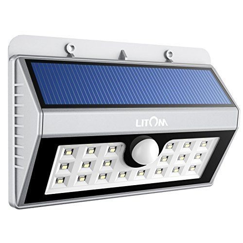 Litom 20LEDソーラーライト センサー搭載 表玄関 ガーデン 縁側_1