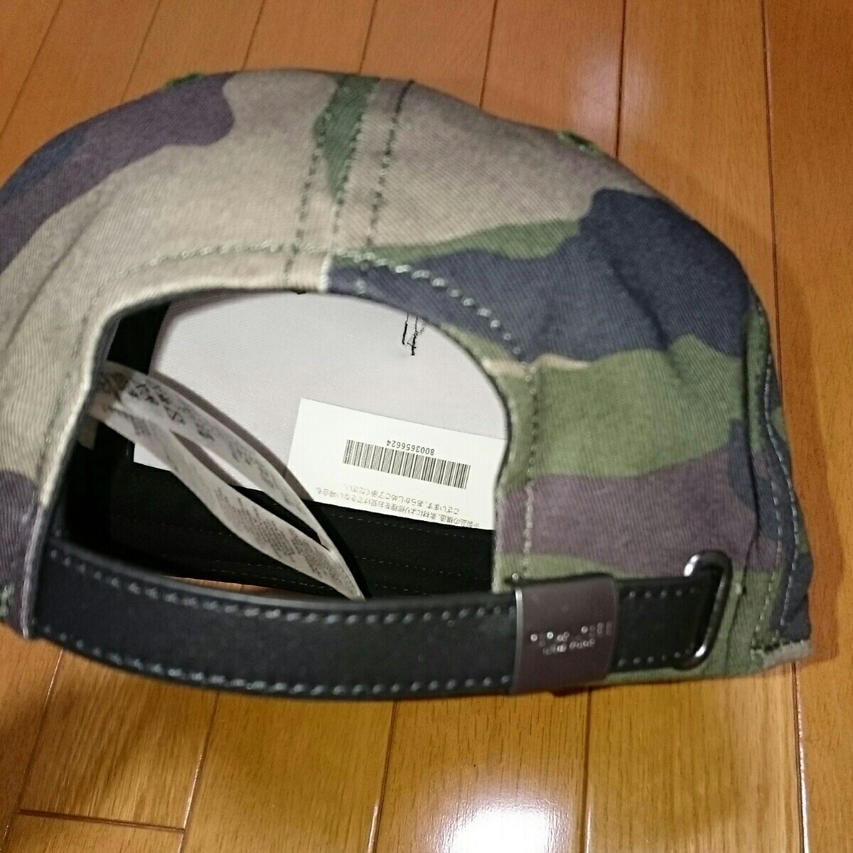 【新品】COACH コーチ CAMO FLAT BRIM HAT キャップ 正規品 ストリート ストレートキャップ　ベースボールキャップ 迷彩 メンズ レディース Hat Brim Flat カモフラージュ レザー Cap)