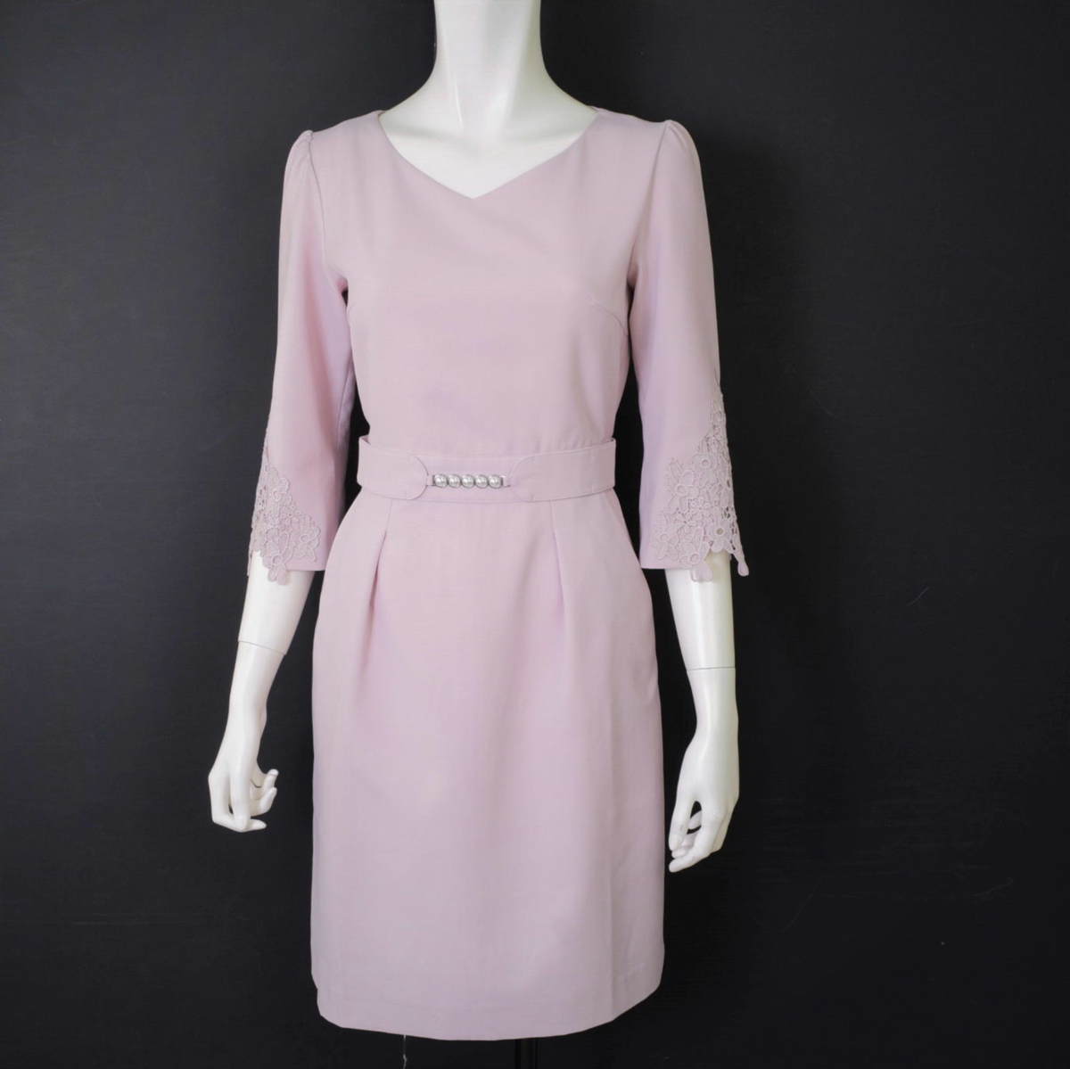  2566-18Q0240 プロポーション ボディドレッシング 2018 袖レース.: 洗えるコクーンワンピース 2 ピンク(プロポーションボディドレッシング)｜売買されたオークション情報、yahooの商品情報をアー プロポーションボディドレッシング