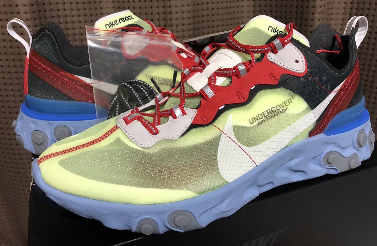 NIKE REACT ELEMENT 87/UNDERCOVER 10.5 28.5 リアクトエレメントアンダーカバー