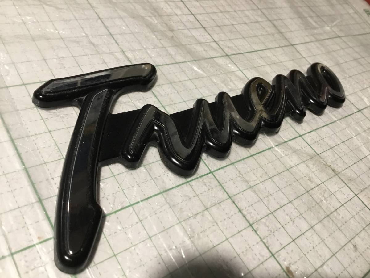 TE27 トレノ トランク Trueno エンブレム 金属製 純正 当時物 旧車