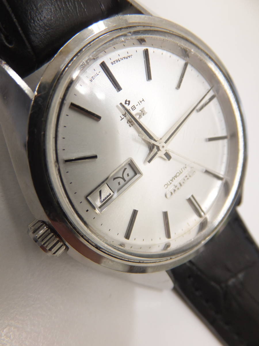 ＄26982-180　king　Seiko　キングセイコー　5626-7111　ベルト社外新品　動作品　風貌傷有　文字盤虫眼鏡レベルのプツプツ有　送料180円～_9