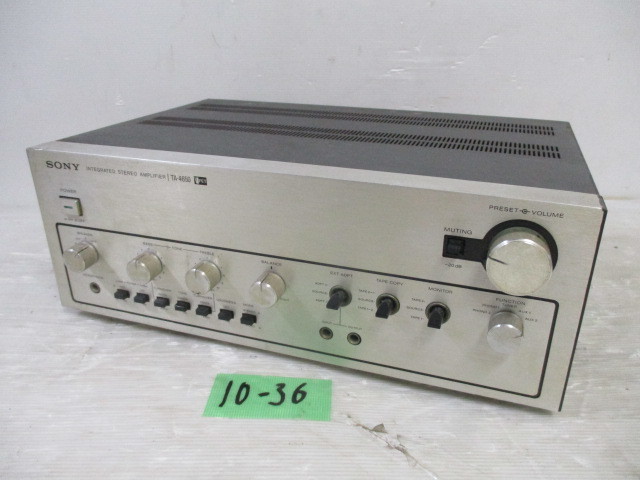 SONY TA-4650 完動品極美品 プリメインアンプ - Yahoo!オークション