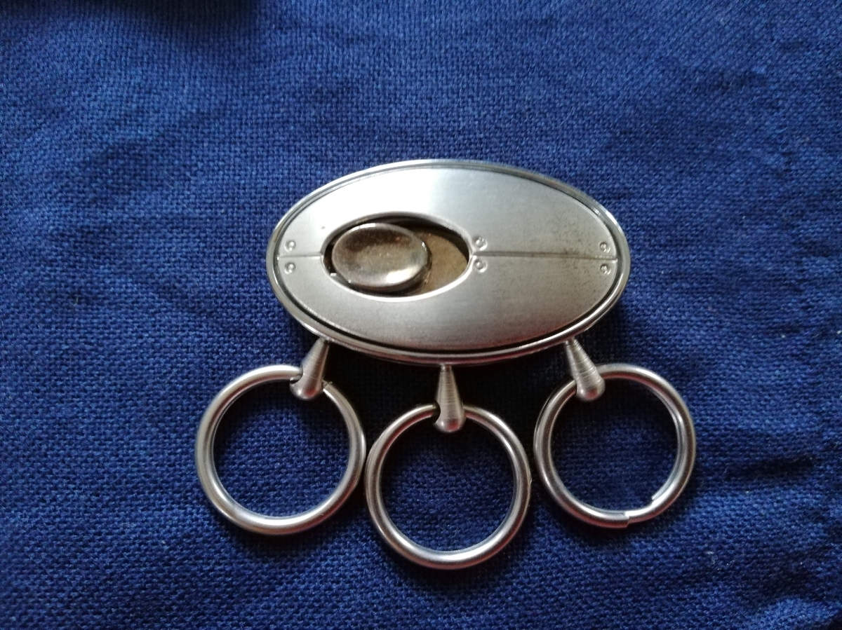 中古】Tiffany & Co.Streamerica キーホルダー キーリング シルバー