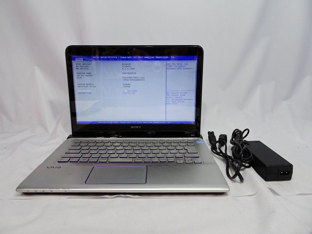 VAIO SONY VAIO SVE14A29CJS Core i5 3210M 2.5GHz/4GB/1000GB/Win8/14 