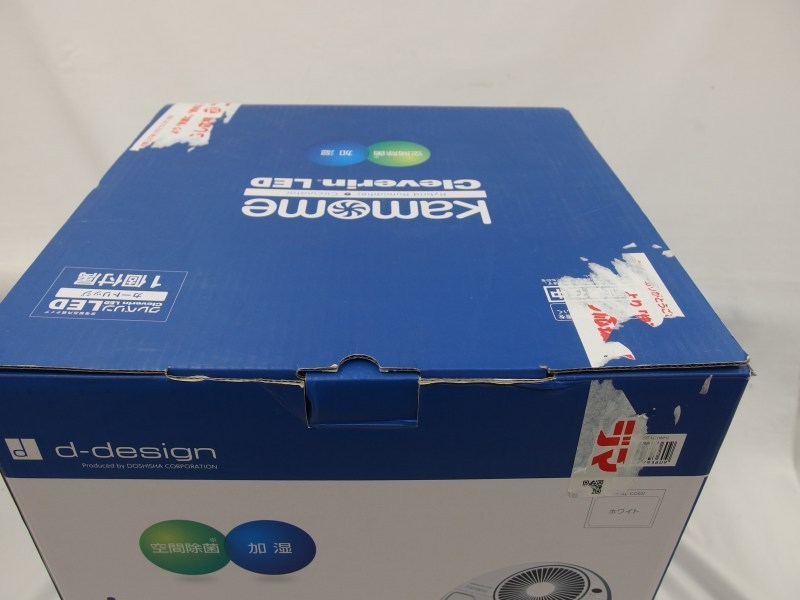 中古品】 DOSHISHA カモメ 加湿器 ハイブリッド式 クレベリン LED搭載