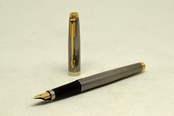 PARKER/パーカー 75 スターリングシルバー シズレ 万年筆 ペン先K14 XF