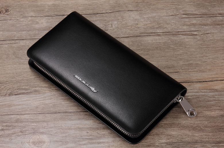 ■■新品★本革Ferricosジップアラウンド長財布ブラック黒☆高品....【メンズ レディース 人気ブランド 半端ない安さ ギフト 逆輸入】