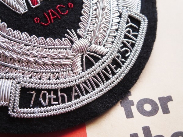 VAN JAC エンブレム 70th anniversary 銀モール 刺繍