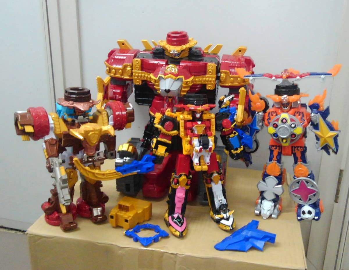 SALE，高品質 DX シュリケンジン バイソンキング ライオンハオー ゲキアツダイオー 合体 手裏剣戦隊 ニンニンジャー バンダイ(戦隊シリーズ)｜売買されたオークション情報、yahooの商品情報をアーカイブ 戦隊シリーズ