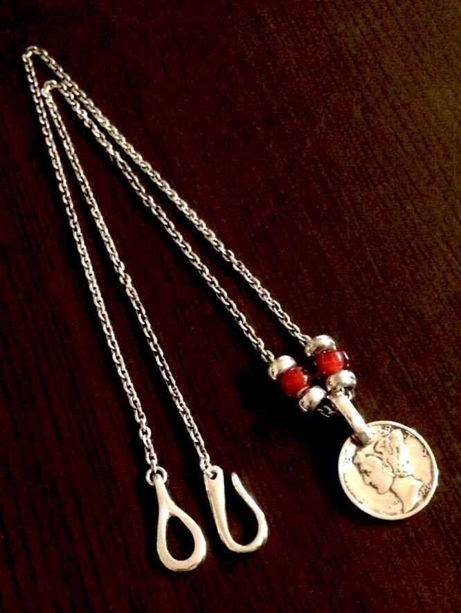 新品】マーキュリー コイン ネックレス ペンダント シルバー925