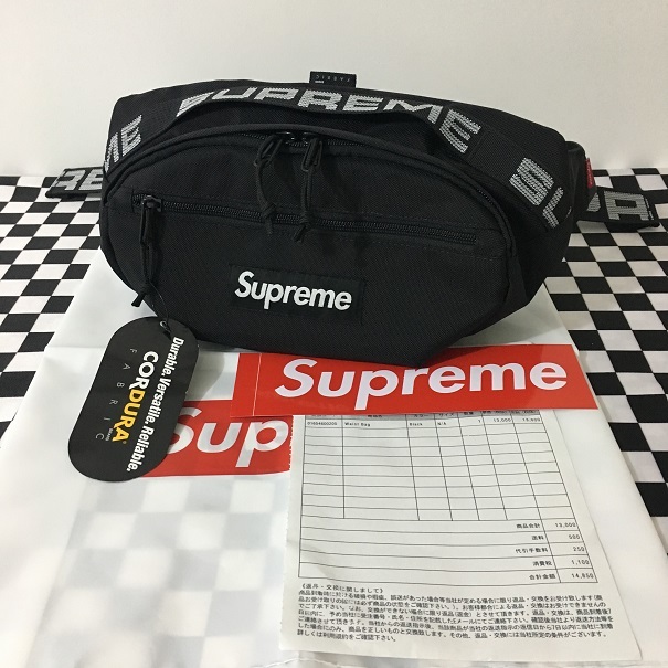 supreme 18ss waist bag 納品書原本付(ウエストバッグ)｜売買されたオークション情報、yahooの商品情報をアーカイブ公開 - オークファン ウエストバッグ