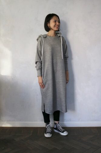  ハグオーワー デルセロ裏毛パーカーロングワンピース(その他)｜売買されたオークション情報、yahooの商品情報をアーカイブ公開 - オークファン 女性用