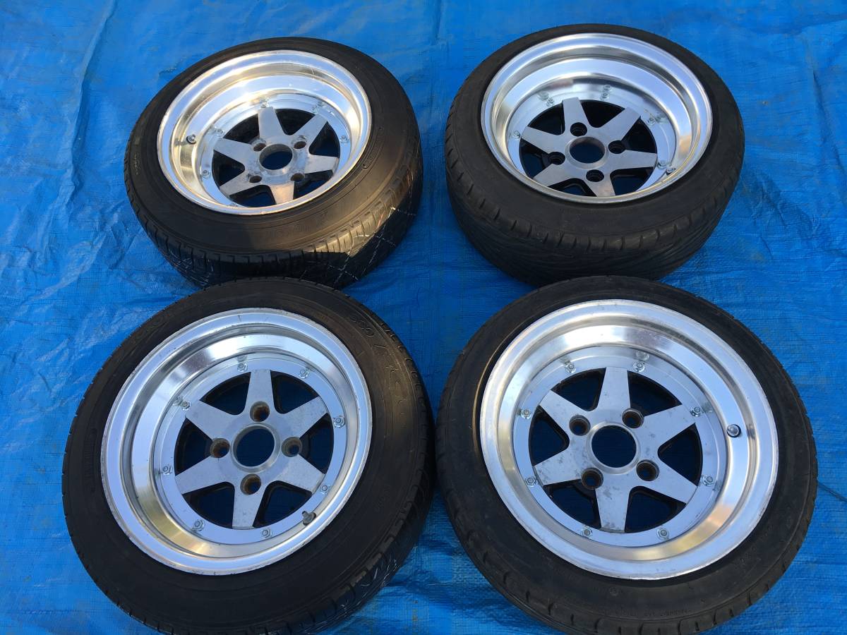 ロンシャン 14インチ 深リム 7.5J 当時物 XR-4 SSR SSRロンシャン XR-4