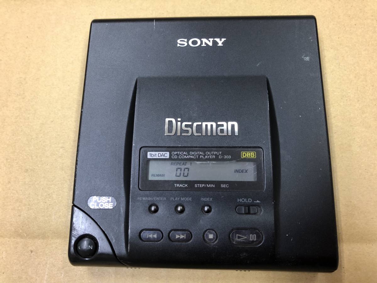 ジャンク SONY Discman CDプレーヤー D-303 D-303 SONY Discman DISC