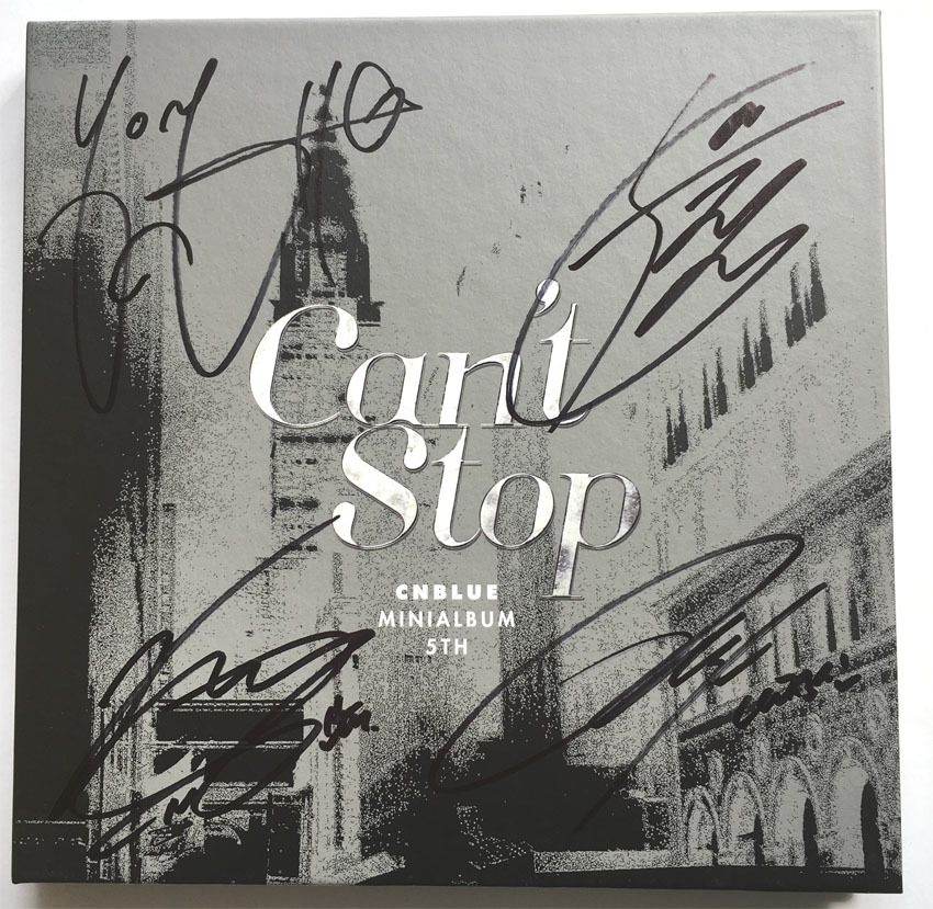 CNBLUE☆全員直筆サイン入り☆5thミニアルバム - Can't Stop 非売品