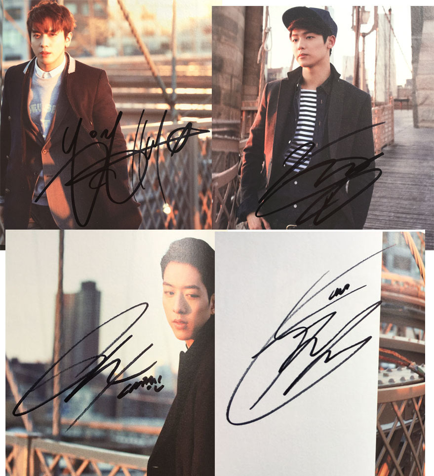 CNBLUE サイン入りファーストアルバム CNBLUE サイン入りファースト