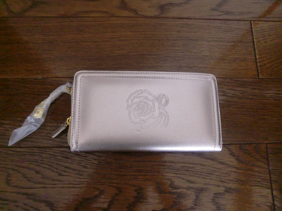 ロベルタ ディ カメリーノ 牛革長財布 シャンパンゴールド 新品未使用 