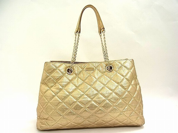 1円 □美品□ kate spade ケイトスペード ロゴ レザー チェーン 