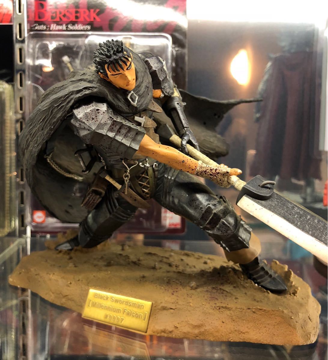 限定品☆黒い剣士 ガッツ 千年帝国の鷹 斬撃／ベルセルク Art of War