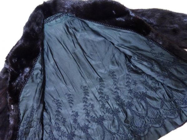 ◇高級ミンク毛皮 SAFURON サフロン 毛皮コート 毛皮ハーフコート 