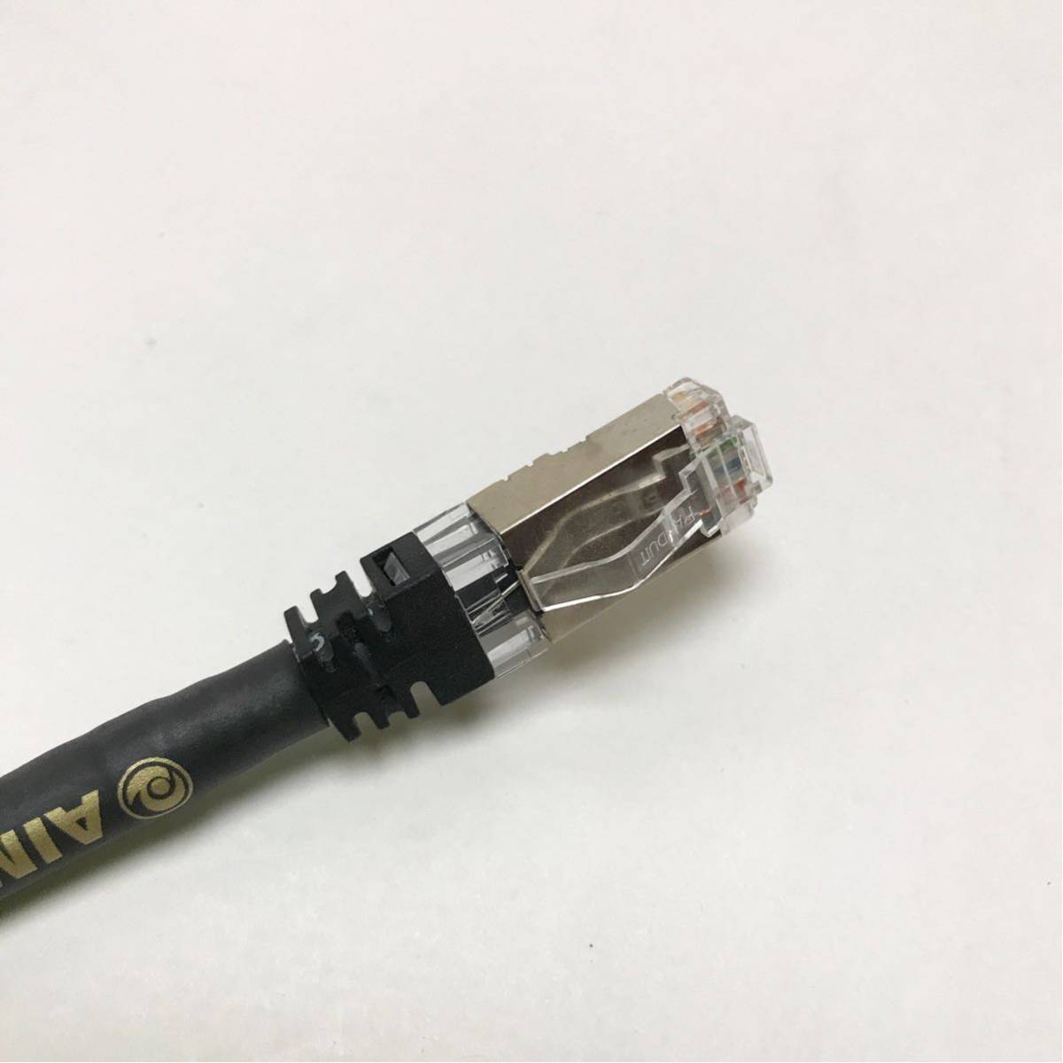 AIM電子 LANケーブル『SHIELDIO』0.6m 中古品 エイム電子 オーディオグレード_3