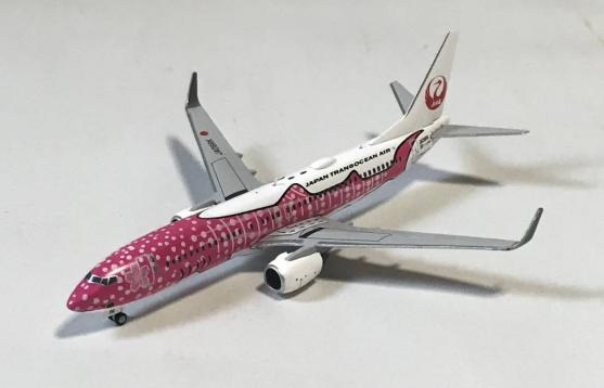 JC-Wing400 Japan Transocean B737-800W Sakura Jinbei JA06TK S=1/400