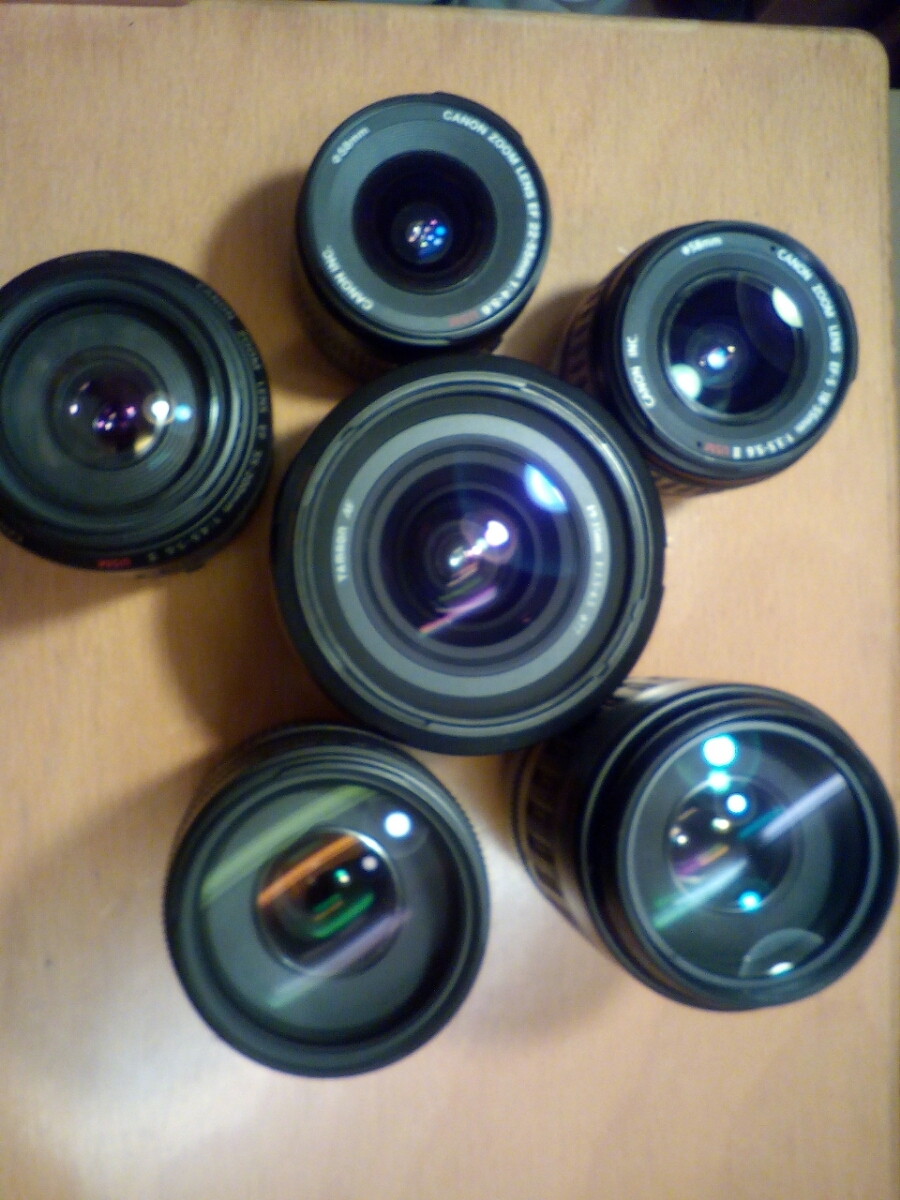 高品質，定番】 Canon EF EF-S レンズ 6本セット ジャンク扱い