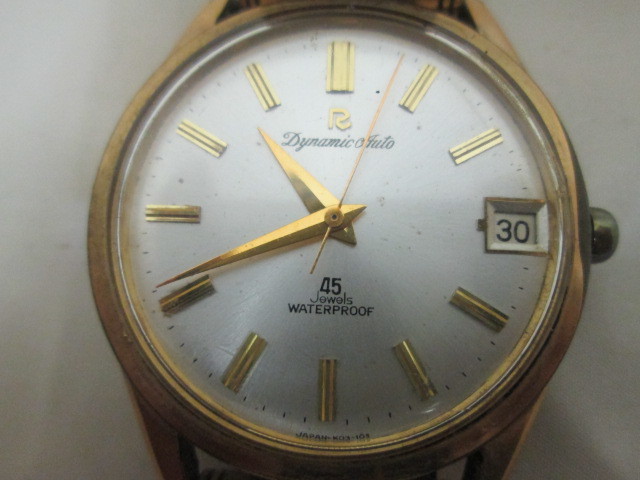 リコー★メンズ★ダイナミックオート★WATERPROOF★４５J★腕時計★