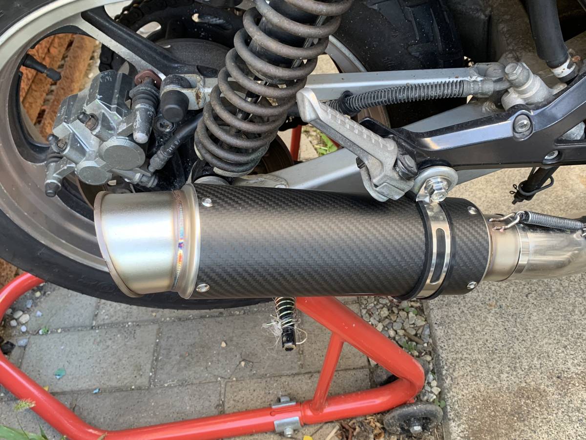 ☆汎用 60.5MM GP カーボン マフラー サイレンサー 60.5 汎用