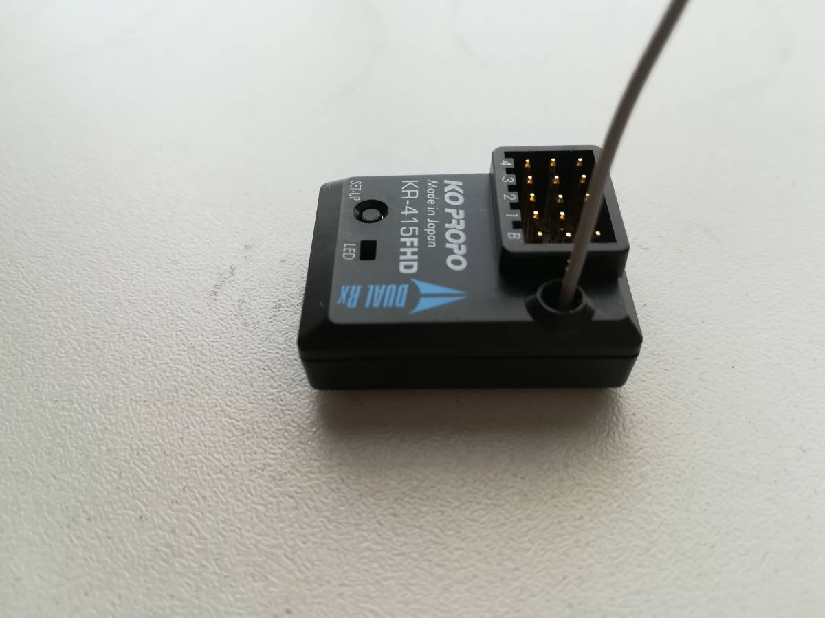 近藤科学製 KO レシーバー KR-415FHD（ショートアンテナ）RXモード