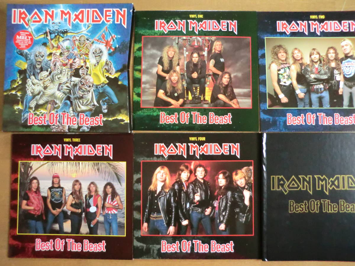 【輸入盤4LPボックス】IRON MAIDEN■BEST OF THE BEAST■4枚組BOX■豪華写真集付■アイアン・メイデン■輸入盤アナログ