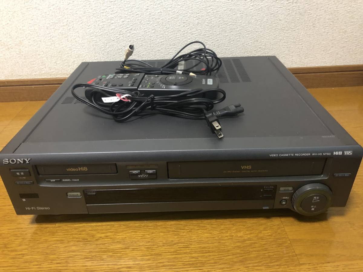 限定SALE，人気セール SONY8mm VHSデッキ(8ミリビデオデッキ)｜売買されたオークション情報、yahooの商品情報をアーカイブ公開 - オークファン 8ミリビデオデッキ