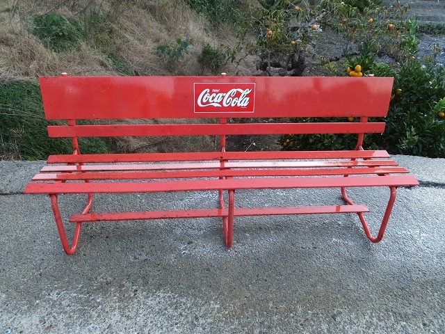 ベンチ コカコーラ Coca-Cola 鉄製 昭和 レトロ - Yahoo!オークション 