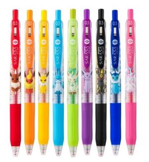 ポケモンセンター サラサ SARASA ボールペン イーブイシリーズ 全 ９ 本