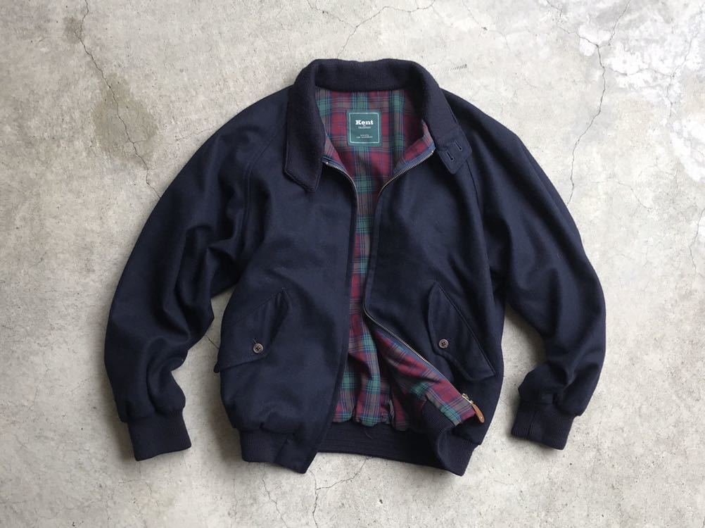 美品 Kent IN TRADITION 裏地チェック柄メルトンスイングトップ M 