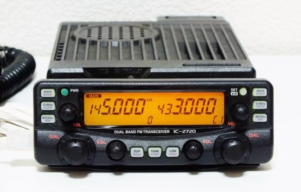 アイコム IC-2720 144/430MHz デュアルバンド 受信改造済 新スプリアス