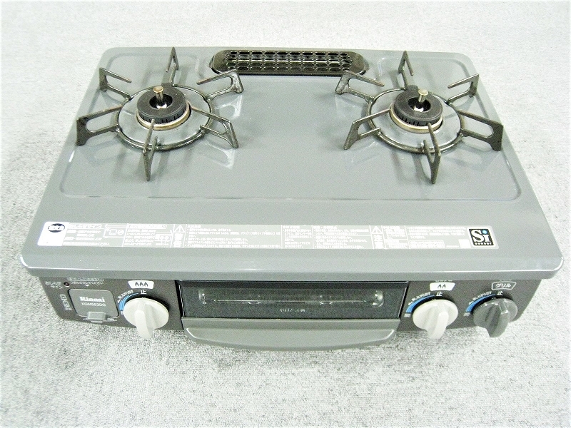 限定SALE，得価 1円出品/良品 Rinnai リンナイ ガステーブル KGM563DGR 都市ガス用 17年製 SO(ガステーブル)｜売買されたオークション情報、yahooの商品情報をアーカイブ公開 - オークファン ガステーブル