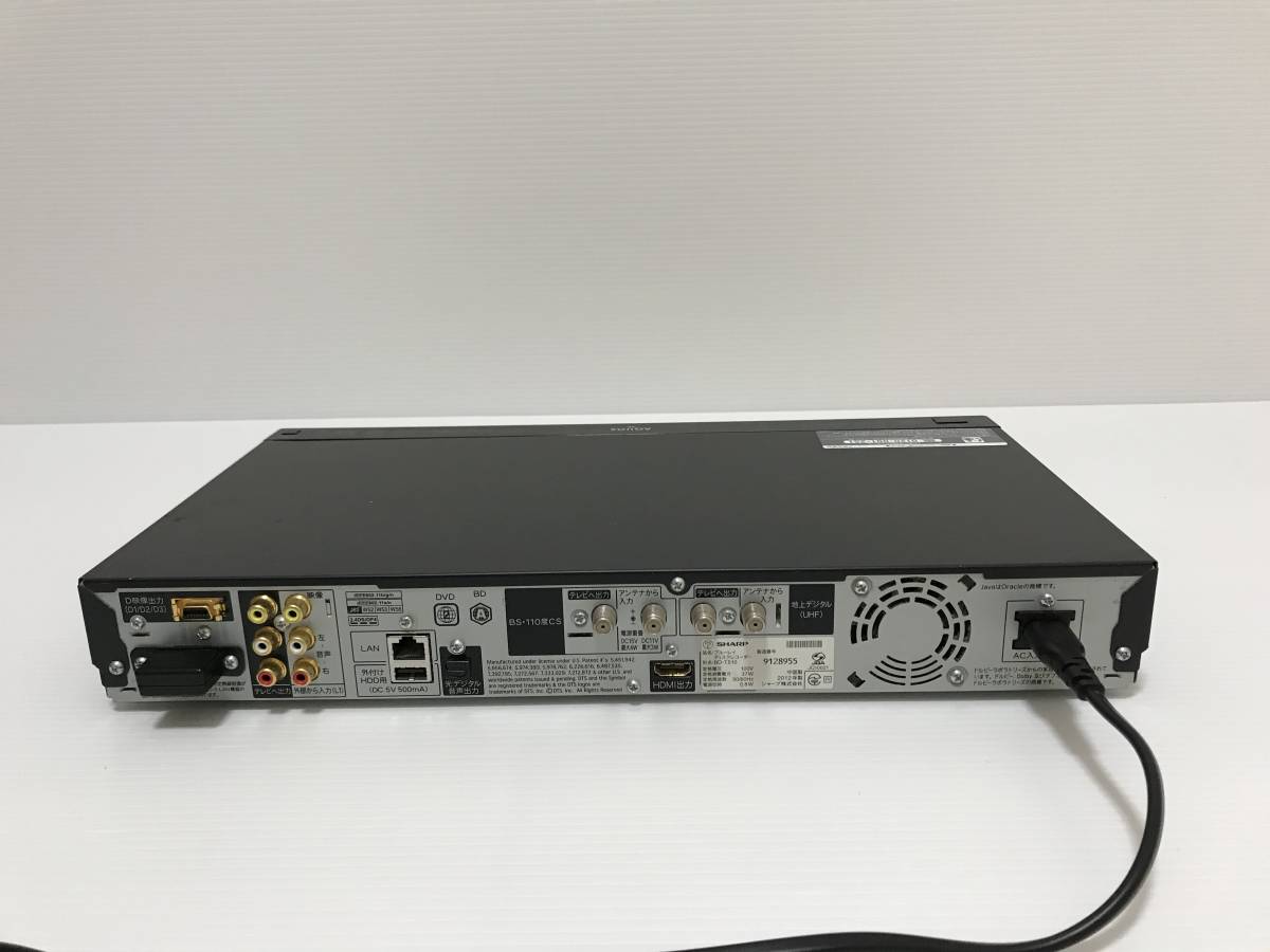 SHARP シャープ ブルーレイレコーダー BD-T510 ジャンク シャープ 