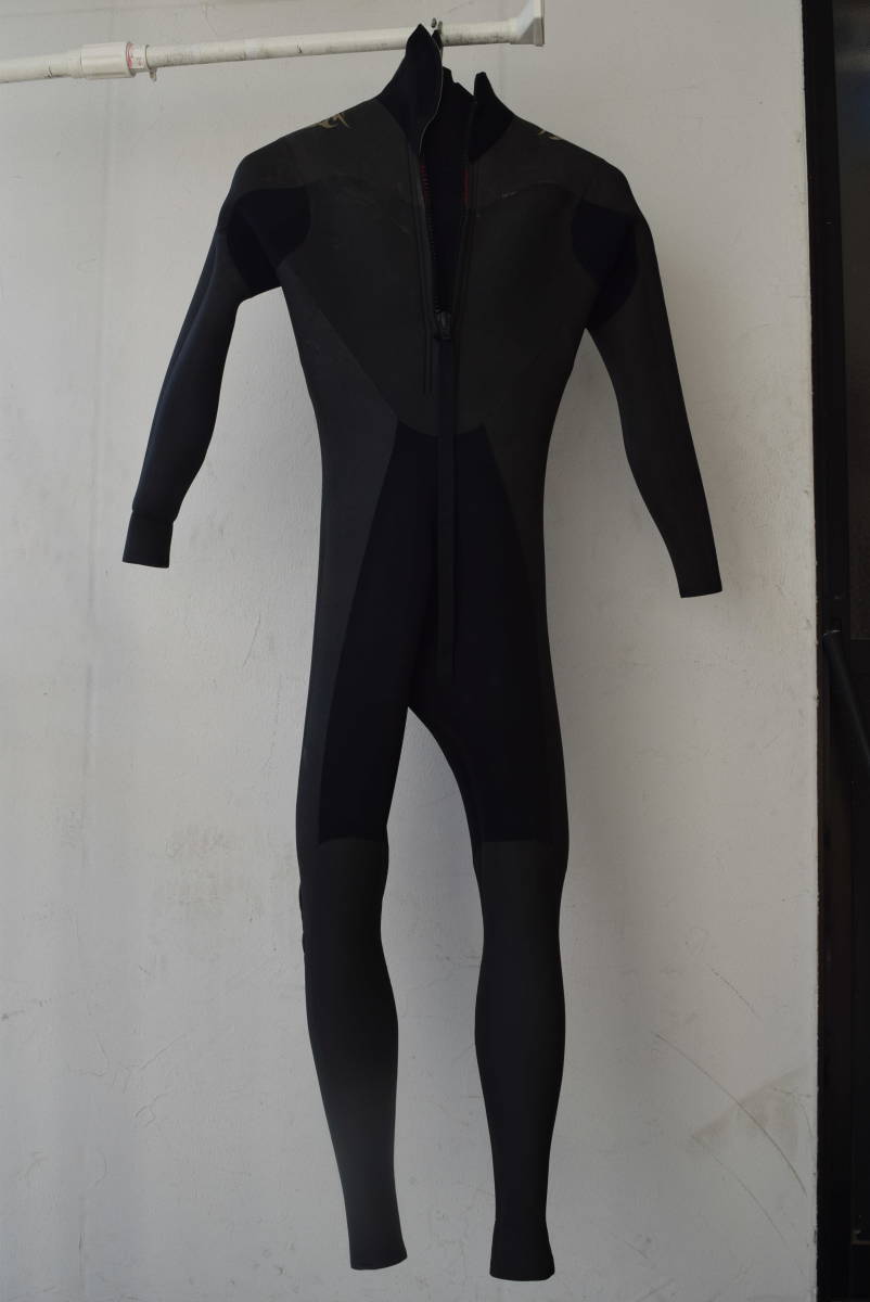 ウェットスーツ 中古 日本製 CARVY 5ミリ3ミリ 裏起毛 M～ML