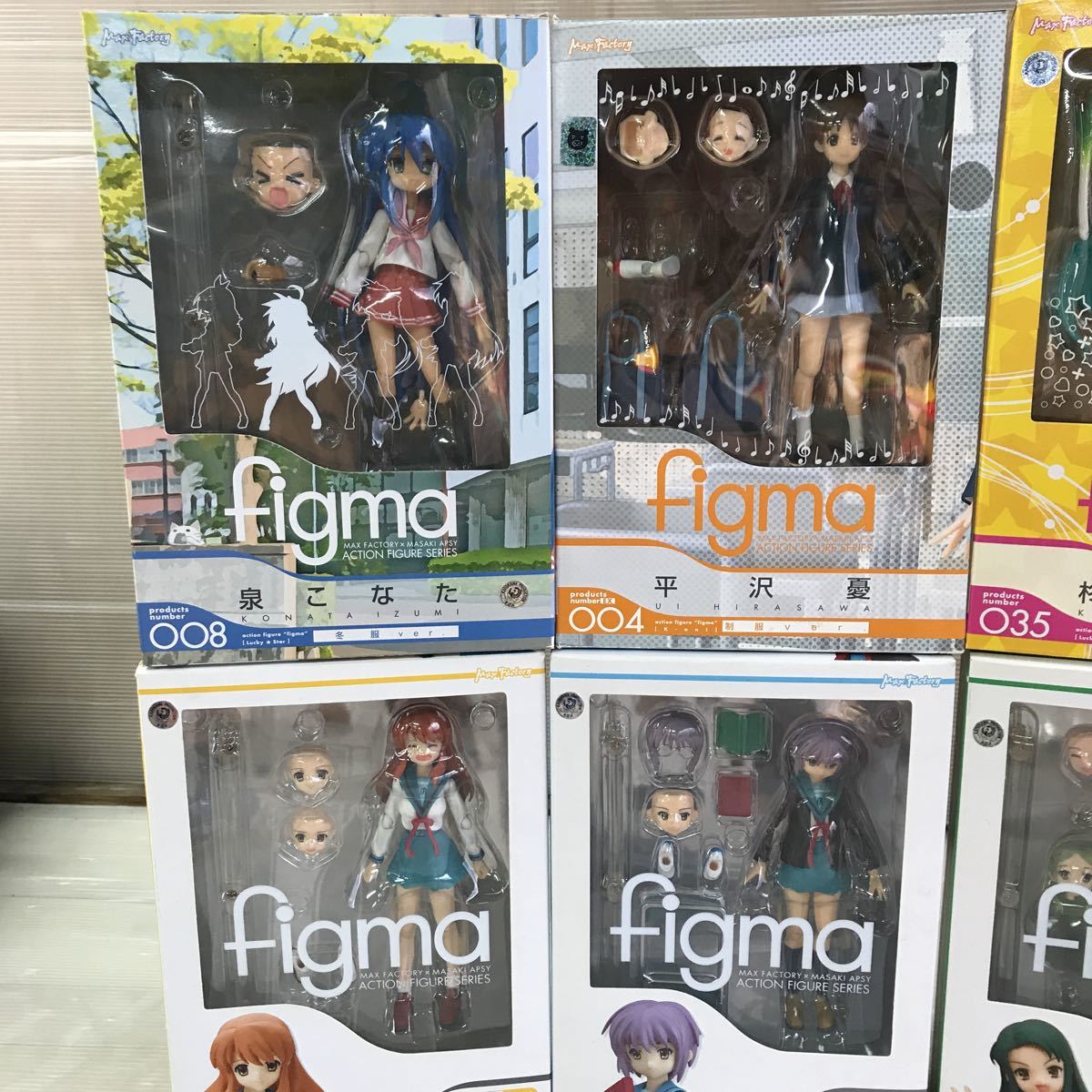 らきすた 涼宮ハルヒの憂鬱 けいおん figma 泉こなた 柊かがみ 朝比奈