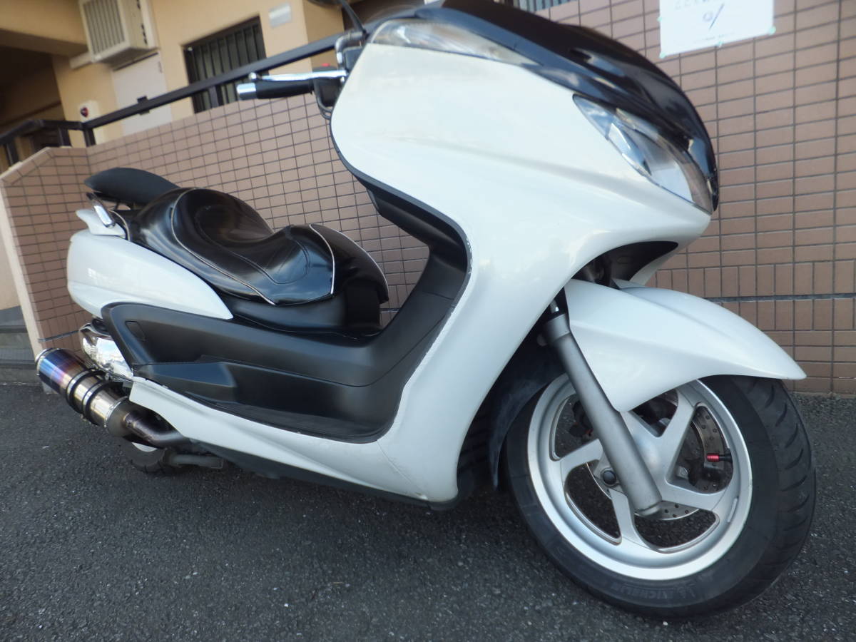 ●ヤマハ グランドマジェスティ250 (SG15J)カスタム 35000Km 即決特典有り● SG15J カスタム車 ヤマハ